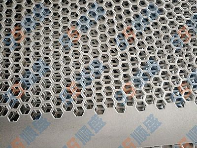 六角孔冲孔网 冲孔板过滤板 铝制冲孔网